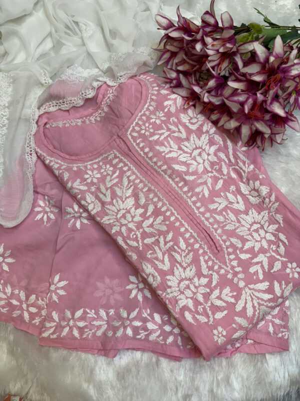 Pure Modal Cotton Chikankari Set - Image 2
